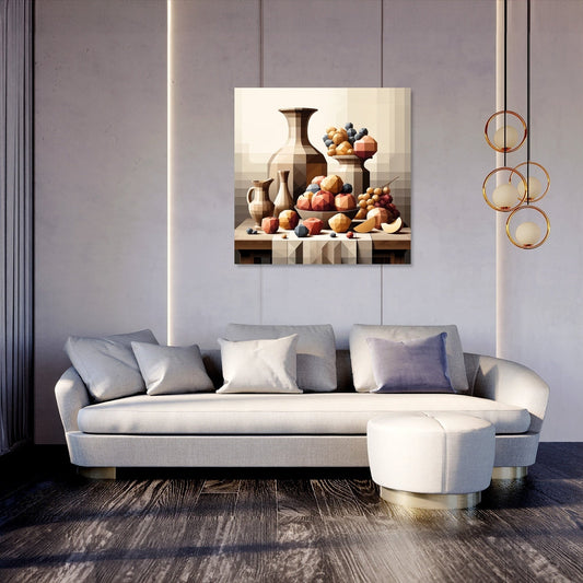 Geometric Still Life Canvas