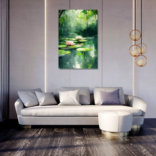 Tranquil Lilies Canvas