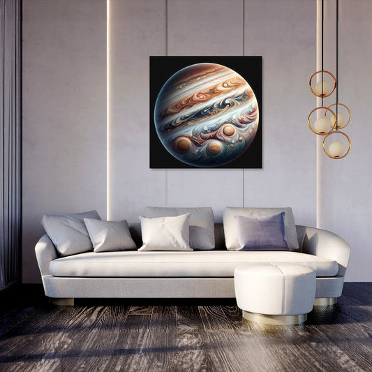 Jupiter's Swirling Majesty Canvas