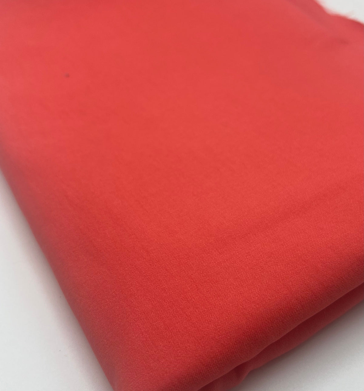 Coral Bengaline Stretch Fabric