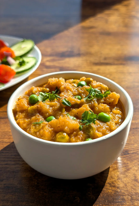 5 Minutes To Delhi- Aloo Matar Camping Meal (Vegan)