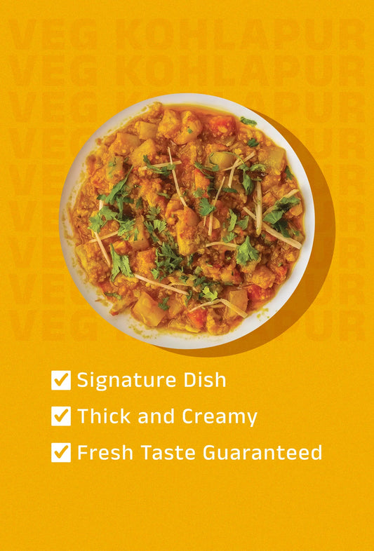 5 Minutes To Delhi Vegetable Kolhapuri Camping Meal (Vegan)