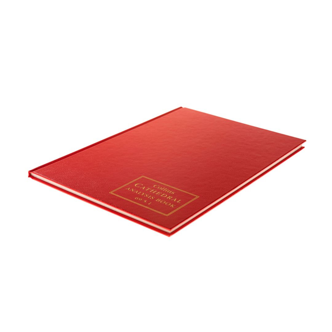 Cathedral - Accounts Book 5 Cash Columns - Red (69/5.1)