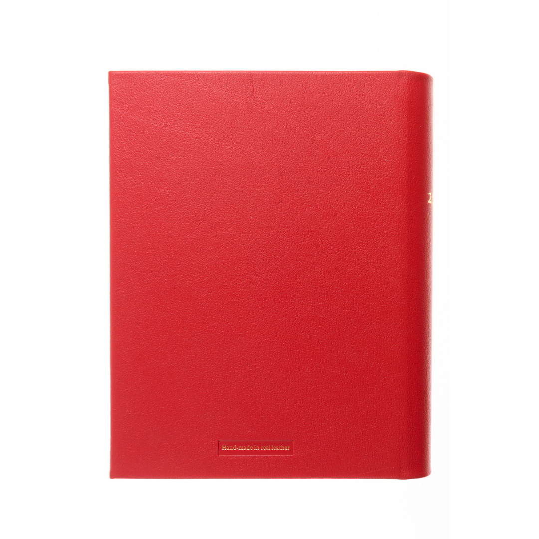 2026 Desk Diary - Week-to-View Planner - Red