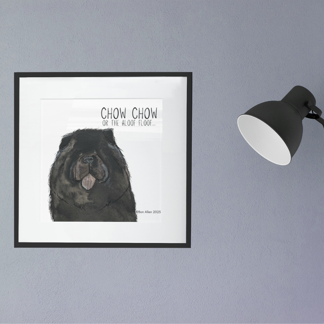 The Aloof Floof in Fine Art – Chow Chow Giclée Print