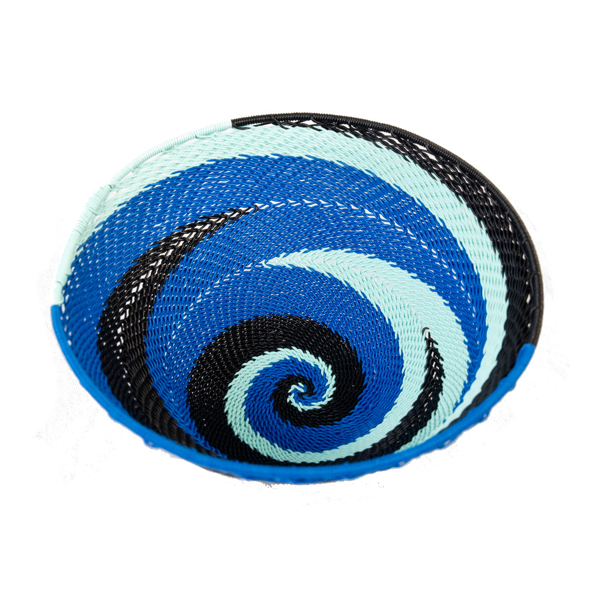 Zulu Telephone Wire Bowl Blue TR19 16cm