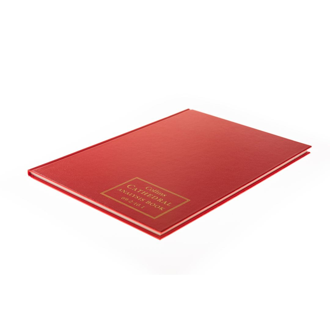 Cathedral - Accounts Book Analysis 2 Debit, 10 Credit Columns - Red (69/2/10.1)