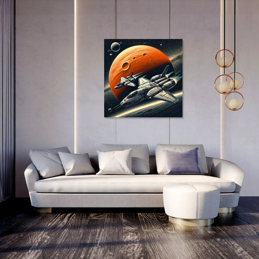 Cosmic Exploration Canvas