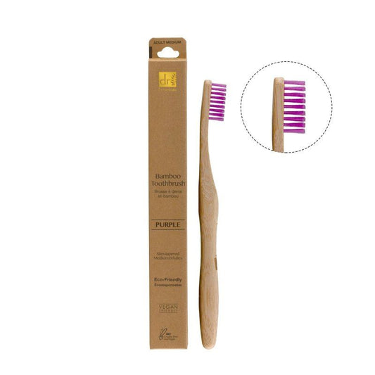 Bamboo Toothbrush Kit – Green, Pink & Purple