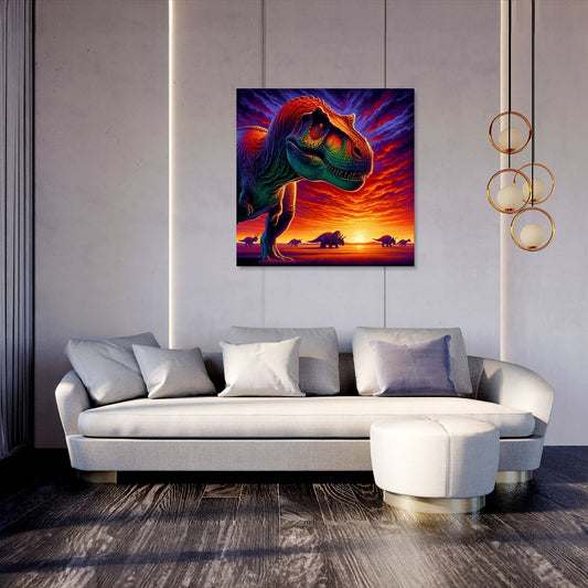 Sunset Majesty Rex Canvas