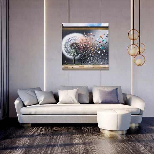 Dandelion Flight Canvas