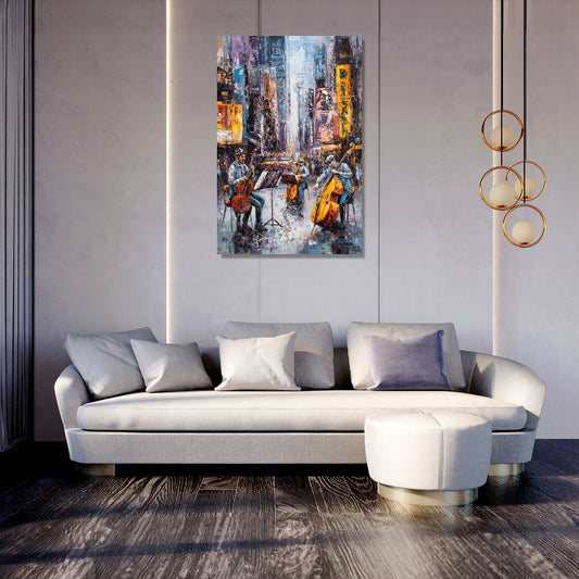 Melodic Metropolis Canvas