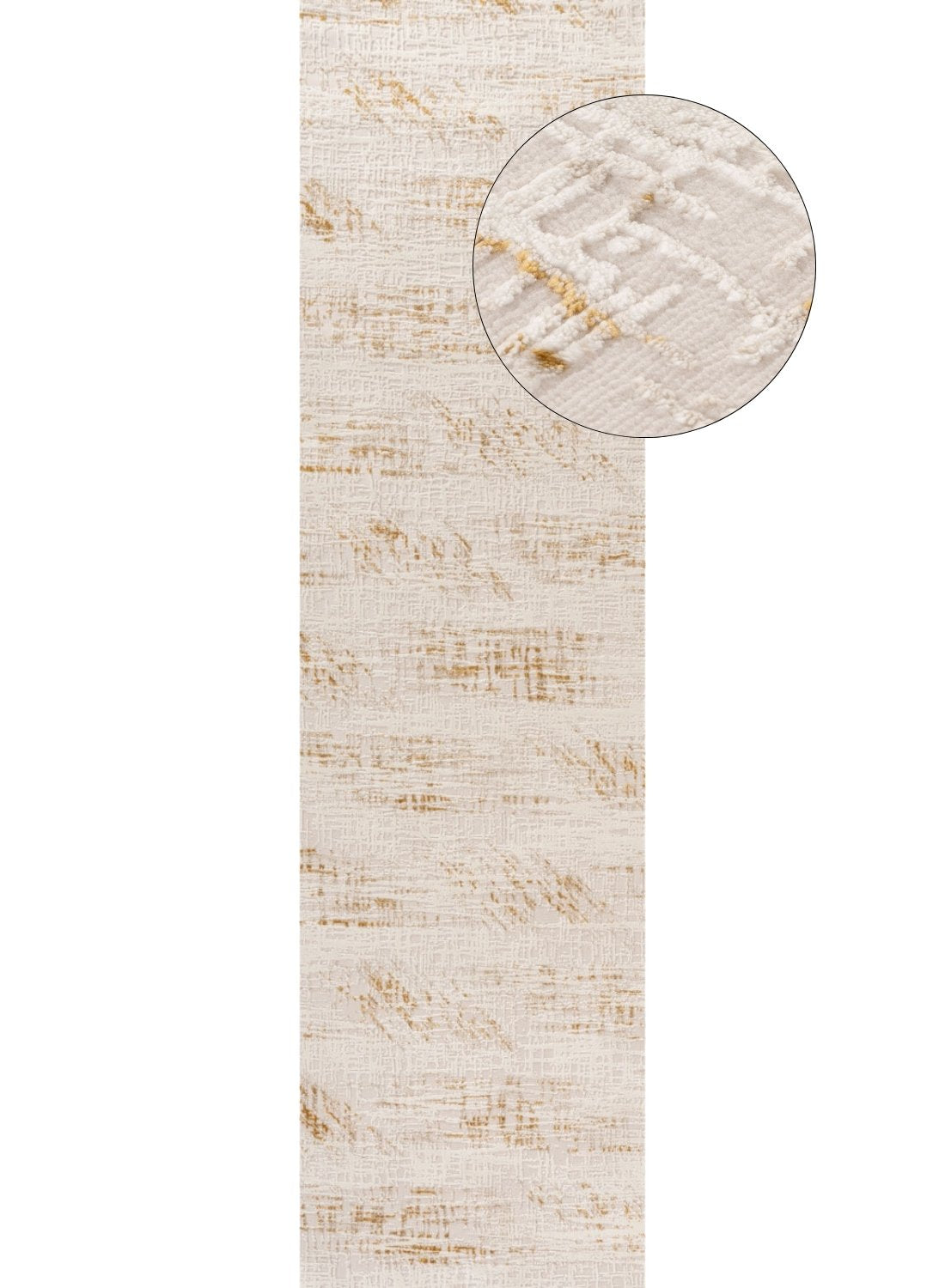 Carmel Cream-Gold Abstract Rug | 6030