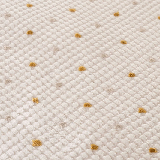 Carmel Cream-Gold Dots Rug | 6080