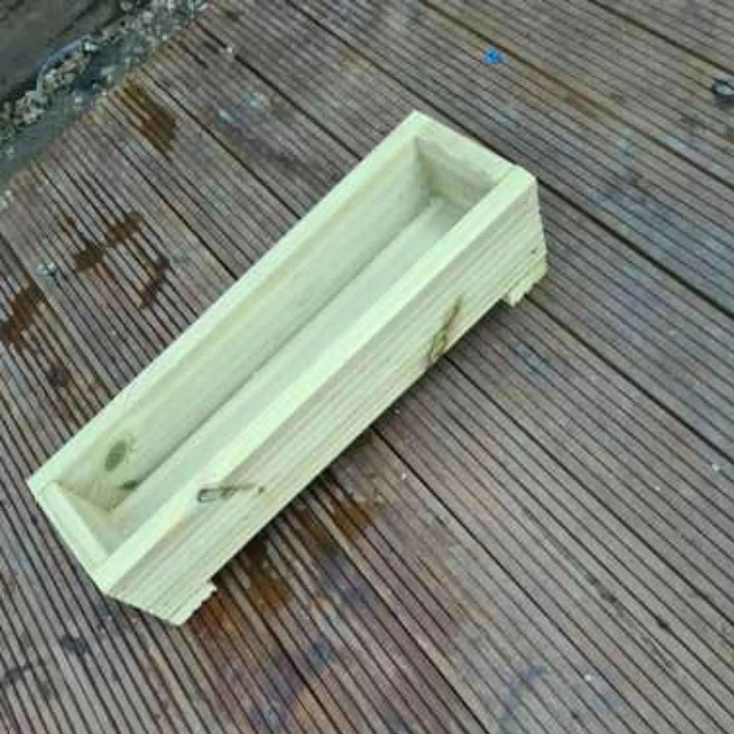 60cm long Wooden Decking Garden Planter