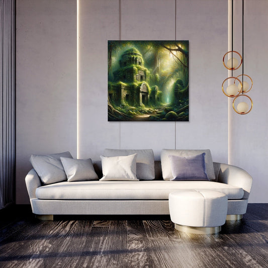 Jungle Ruins Canvas