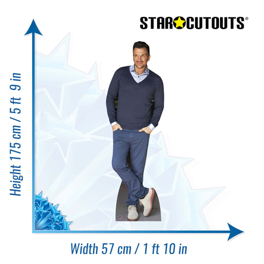 CS620 Peter Andre Height 175cm Lifesize Cardboard Cutout