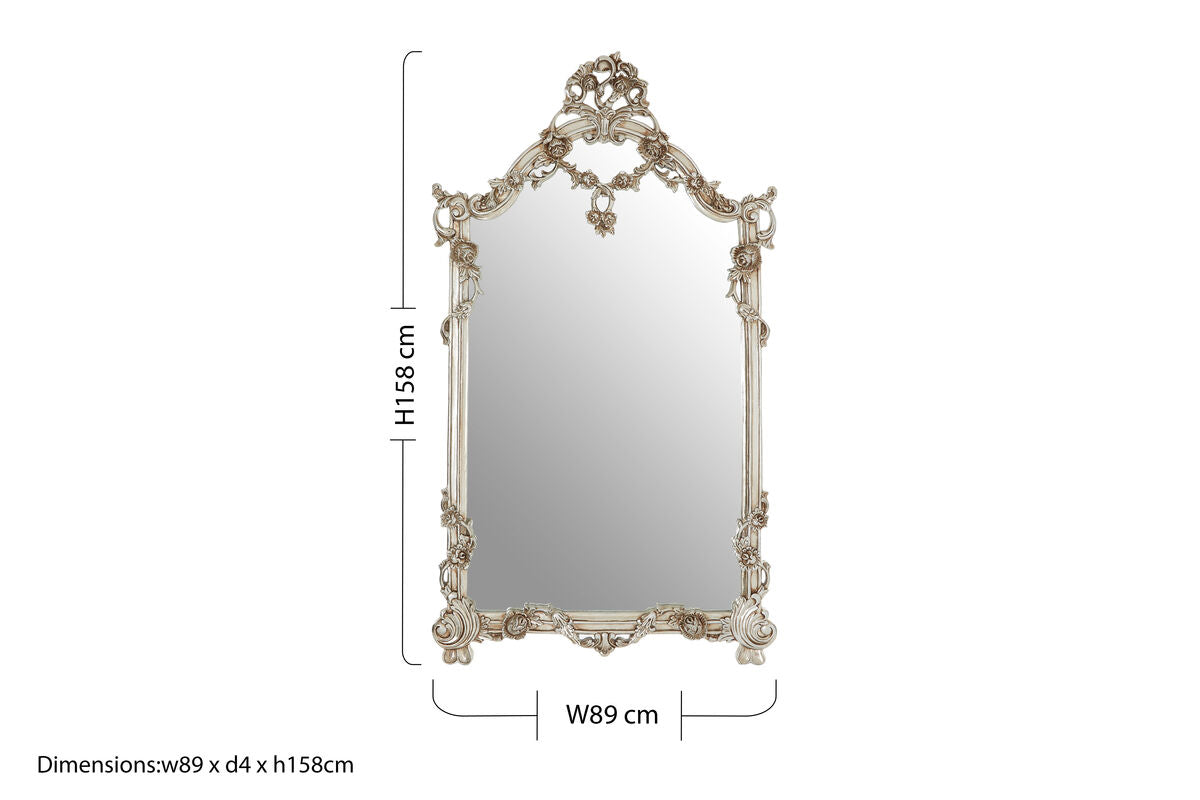 Juliet Rectangular Framed Wall Mirror.