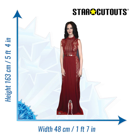 CS663 Eva Green Height 163cm Lifesize Cardboard Cut Out With Mini