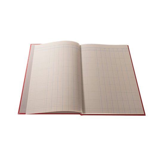 Cathedral - Accounts Book 7 Cash Columns - Red (69/7.1)