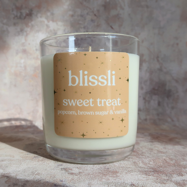 sweet treat – buttery popcorn & brown sugar 220g soy candle