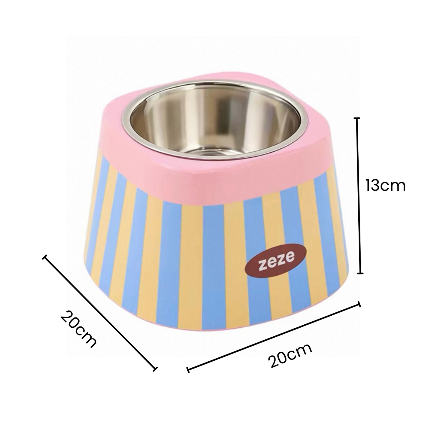 zeze Stainless Pet Bowl