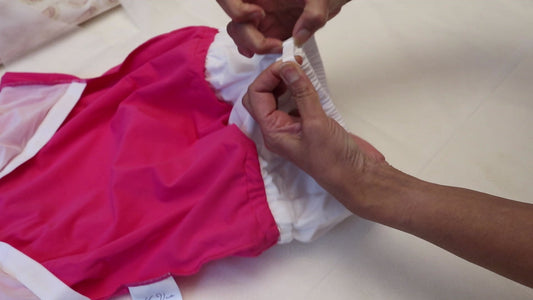 Girl's Halterneck Swimsuit in Pretty Pink *