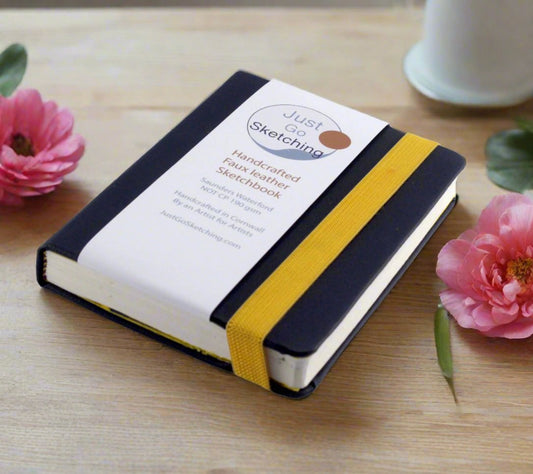 *JustGoSketching A6 Portrait Sketchbook (Inks) – 60 Pages