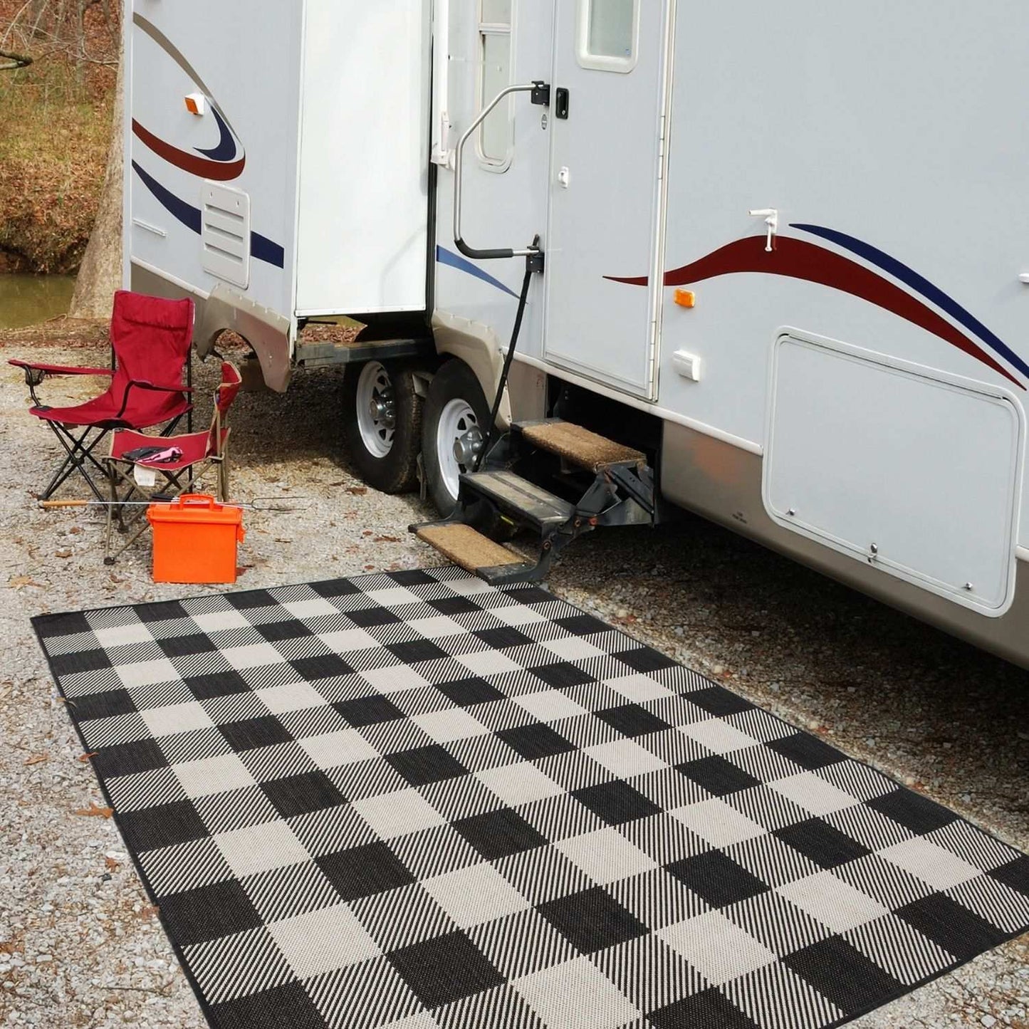 Ecology Outdoor Rug Black | 700BL