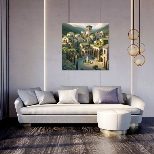 Romanesque Reimagined Canvas