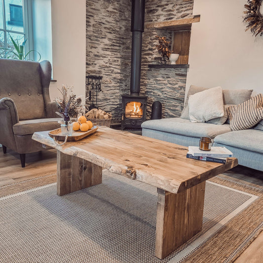 LINA Chunky Live / Waney Edge Coffee Table