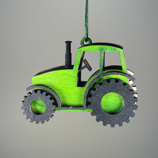 Tractor Bauble - Handmade Ornament by Curious Rabbit ®