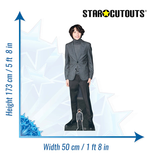 CS738 Finn Wolfhard Height 173cm Lifesize Cardboard Cut Out With Mini