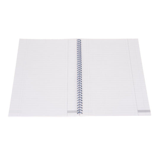 Ideal - A4 Cashbook Wiro Single Cash - 120 Pages - Blue (7421)