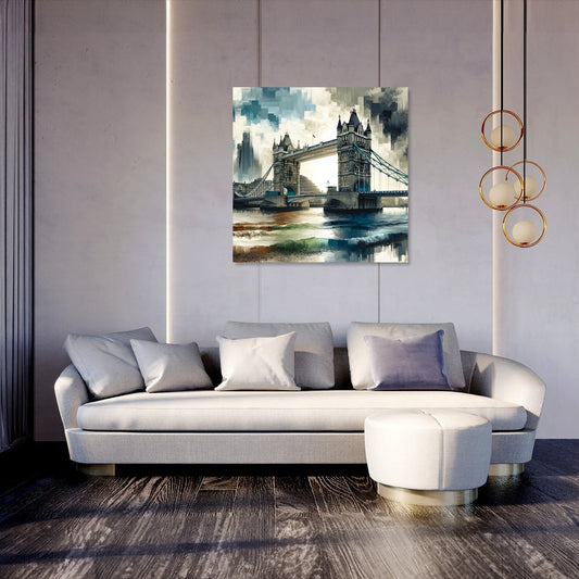 London Thames Archway Canvas