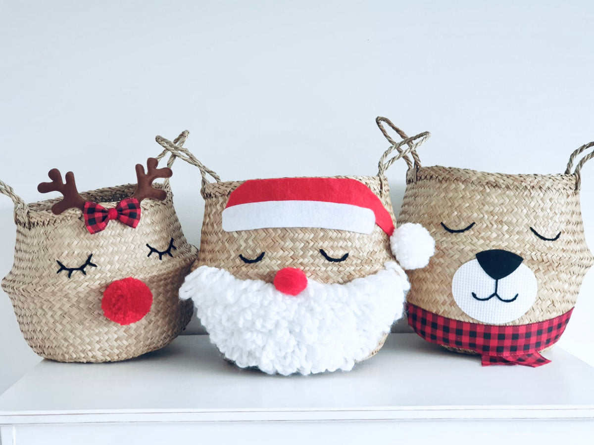 Reindeer basket - Medium