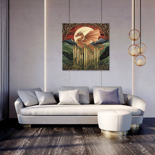 Welsh Dragon Harmony Canvas