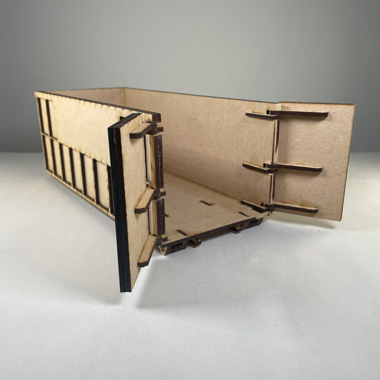 Roll-on / Roll-off Skip (RORO) - Flatpack Model Kit By Curious Rabbit ®