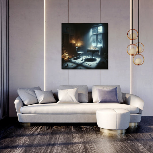 Midnight Solitude Christmas Canvas