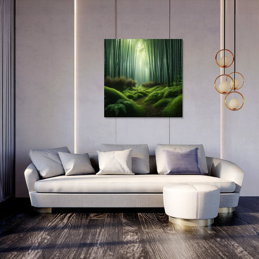 Tranquil Bamboo Grove Canvas
