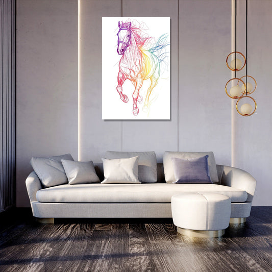 Galloping Horse Canvas