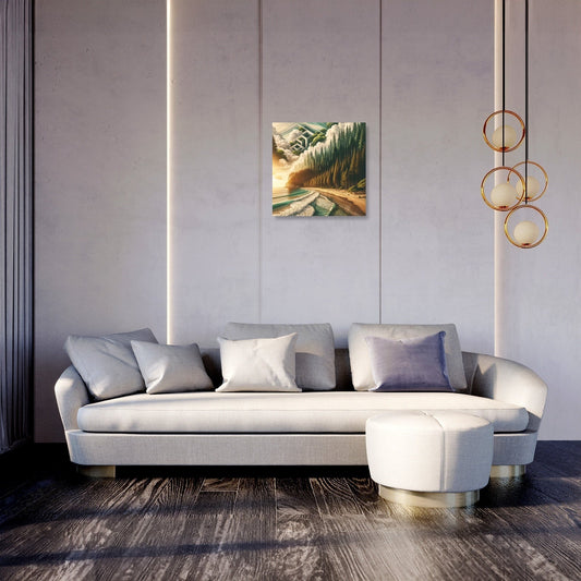 Contemporary Jungle Retreat Canvas