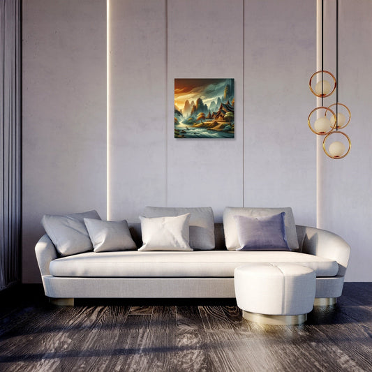 Spiritual Nature Fusion Canvas