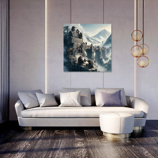 Dwarf Bridge Builders Canvas