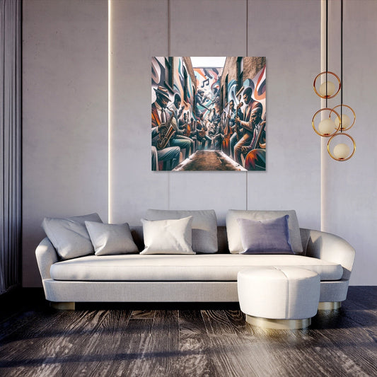 Melodic Alley Canvas