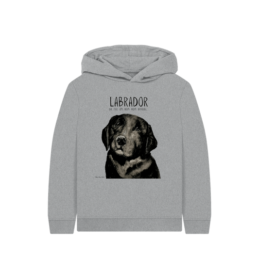 Snack Mode: Activated – The Black Labrador Kids’ Hoodie