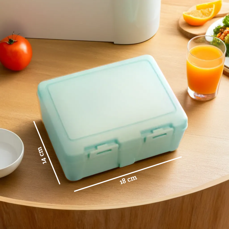 Mint Green 2 Section Lunch Box | Grub Tub