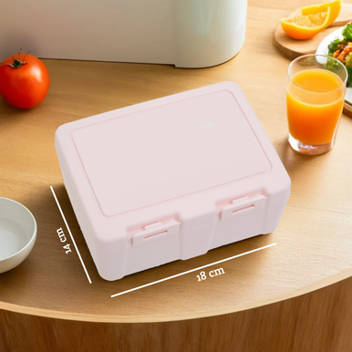 Pink 2 Section Lunch Box | Grub Tub
