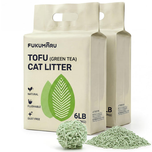 FUKUMARU Green Tea Tofu Cat Litter