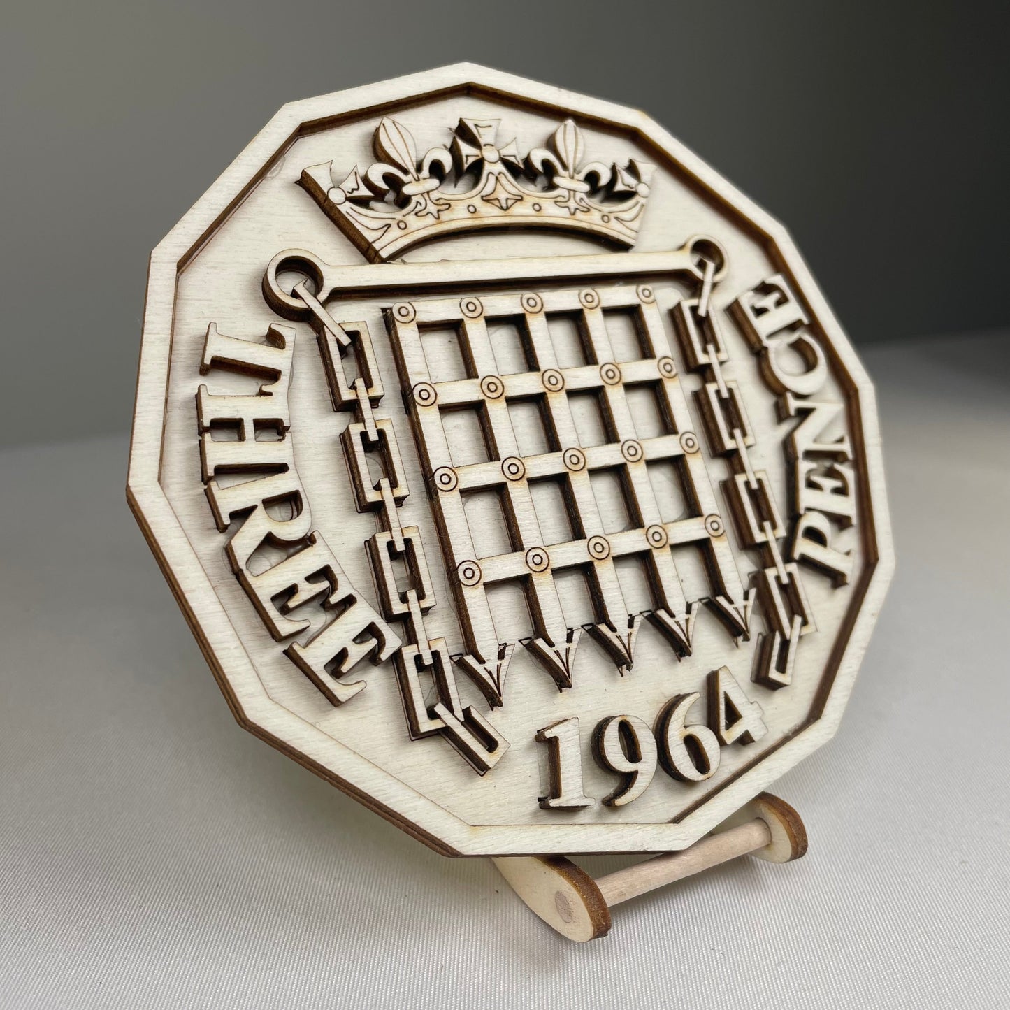 Three Pence Coaster - Handmade Tableware by Curious Rabbit ®